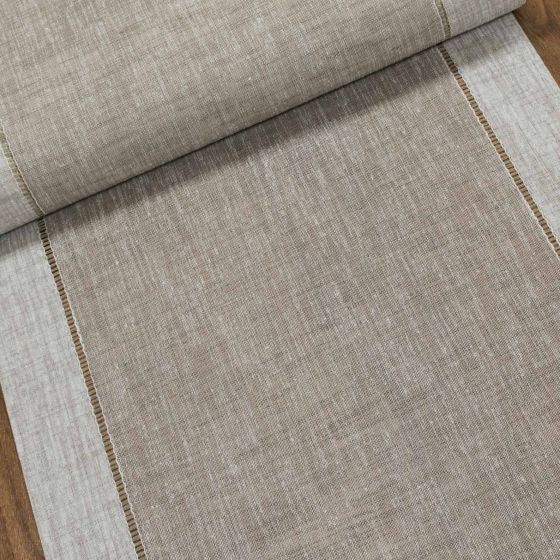 Polyesterové plátno  / štola na metráž AURORA BRA, béžová, š. 40cm (látka v metráži)