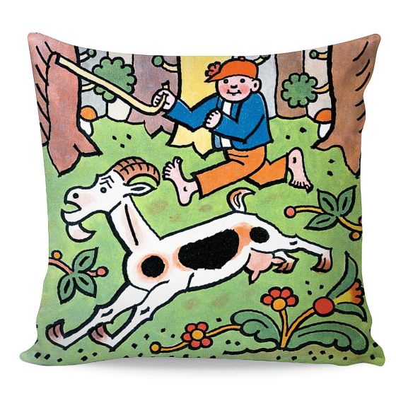 Dětský povlak na polštářek JOSEF LADA JOSEFE, JOSEFE, zelený, 40x40cm