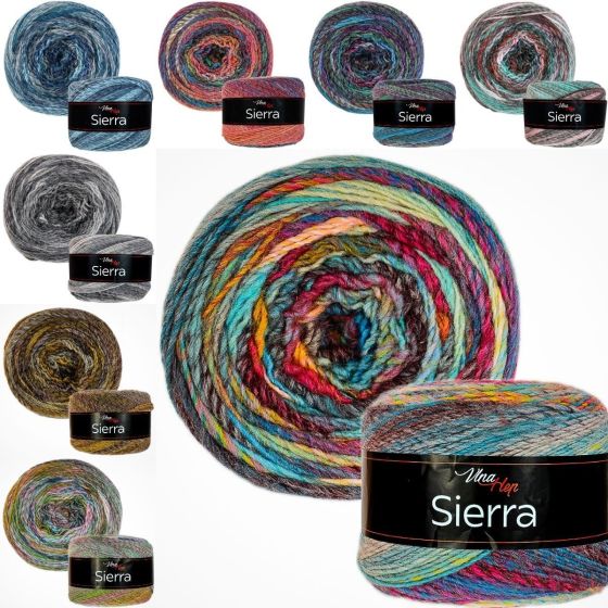 Pletací / háčkovací příze Vlna-Hep SIERRA melírovaná, klasická 150g/450m