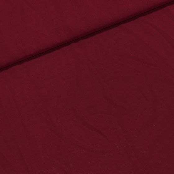 Šatovka polyesterová / šifon UNI 1040/54, jednobarevná bordó, š.150cm (látka v metráži)