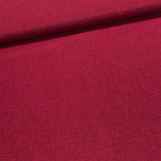 Směsové plátno EDGAR 34 vínový melír, š.140cm (látka v metráži)