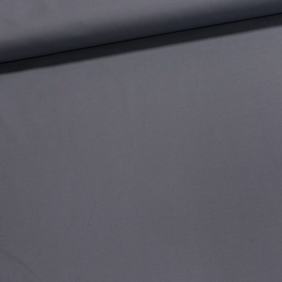 Směsový kepr elastický BRIGSTON ELASTIC MOLE GREY, jednobarevný tmavě šedý, 250g/m2, š.150cm (látka v metráži)