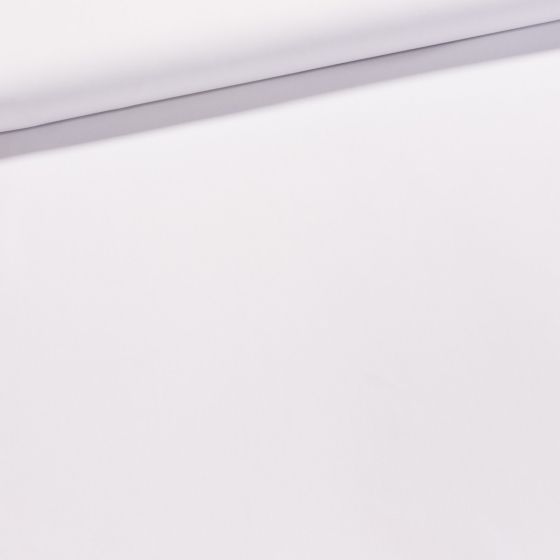 Směsový kepr elastický BRIGSTON ELASTIC WHITE, jednobarevný bílý, 250g/m2, š.150cm (látka v metráži)