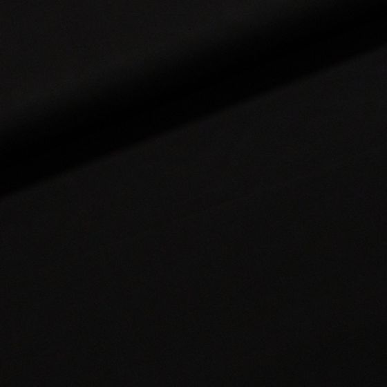 Směsový úplet 88802197 UNI jednobarevný černý, š.150cm (látka v metráži)