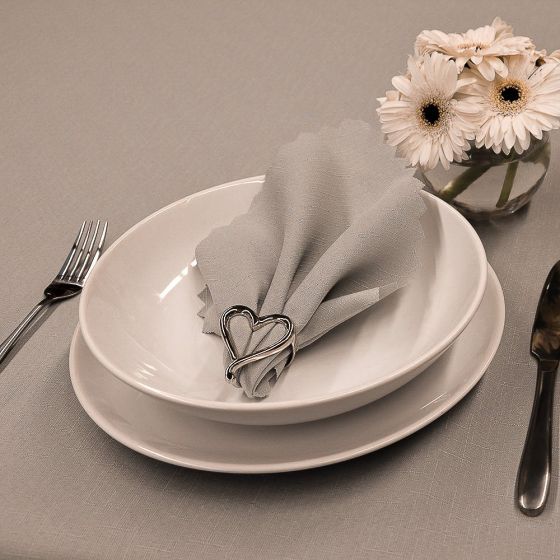 Nešpinivý / teflonový látkový ubrus UNI 3267 ŠEDÁ, (více rozměrů)