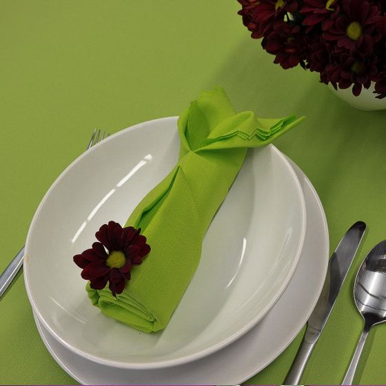 Nešpinivý / teflonový látkový ubrus UNI 3932 ŽLUTO-ZELENÁ, (více rozměrů)