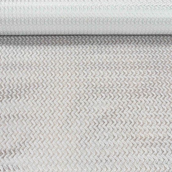 Ubrus PVC vánoční, 23512 STRI krajkový vzor, stříbrné lístky na bílé, š.140cm (metráž)