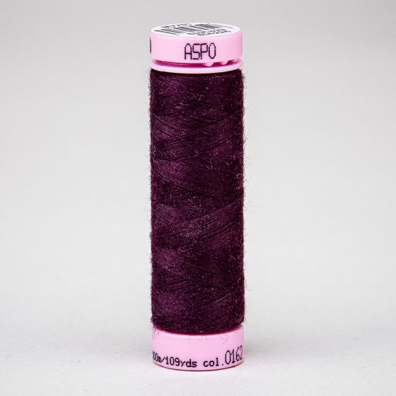 Univerzální šicí nit Amann ASPO 120 polyesterová, švestková vínová 0162, návin 100m 