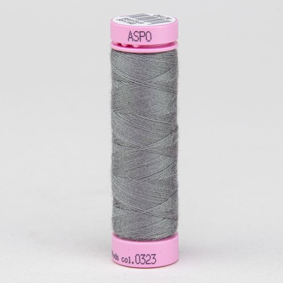 Univerzální šicí nit Amann ASPO 120 polyesterová, břidlicová šedá 0323, návin 100m 