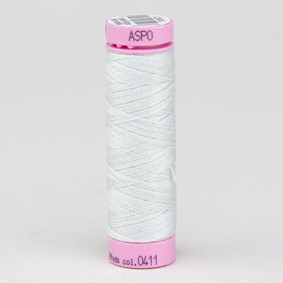 Univerzální šicí nit Amann ASPO 120 polyesterová, bílá kouřová 0411, návin 100m 