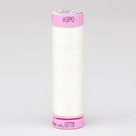 Univerzální šicí nit Amann ASPO 120 polyesterová, smetanová 0778, návin 100m 
