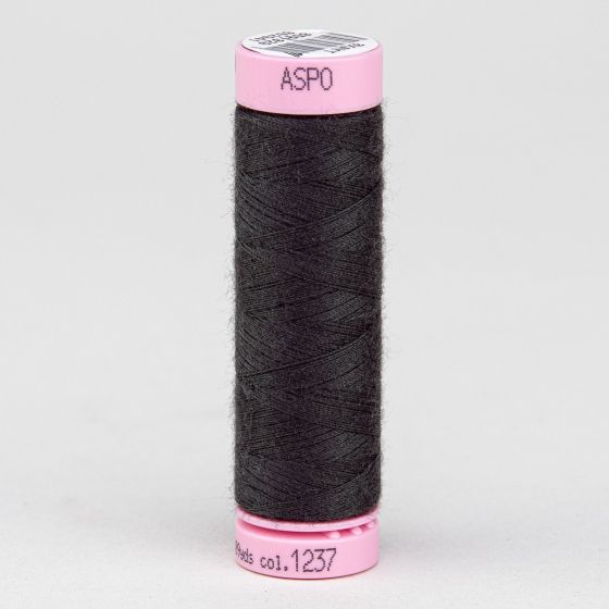 Univerzální šicí nit Amann ASPO 120 polyesterová, tmavě šedá antracitová 1237, návin 100m 