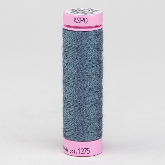 Univerzální šicí nit Amann ASPO 120 polyesterová, tmavě kovově šedá 1275, návin 100m 