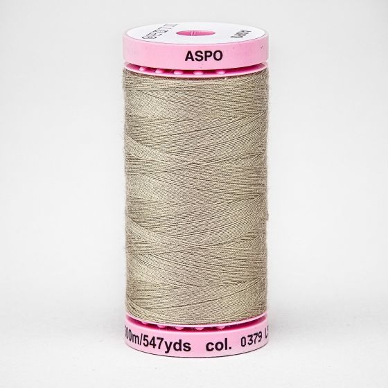 Univerzální šicí nit Amann ASPO 120 polyesterová, béžová 0379, návin 500m 