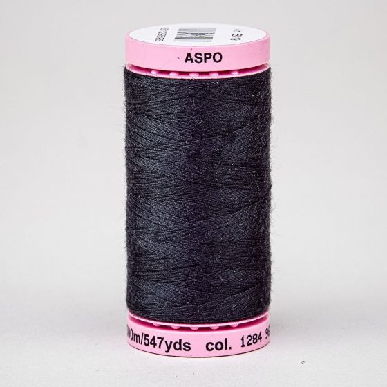 Univerzální šicí nit Amann ASPO 120 polyesterová, antracitová 1284, návin 500m