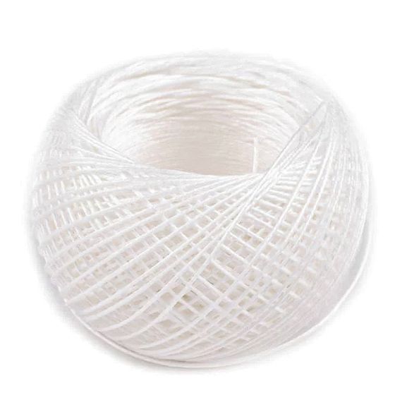 Univerzální šicí nit kovářská 240142/1000 lněná, bílá přírodní, návin 50m, plastové pouzdro 