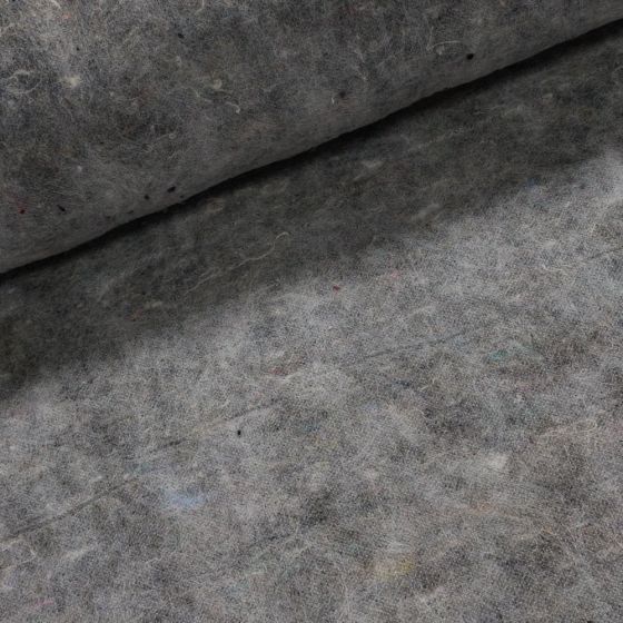 Rouno z dutého vlákna, vatelín KLIATEX, tmavý, š. 100cm, metráž (500g/m2, tloušťka cca 1-2cm)