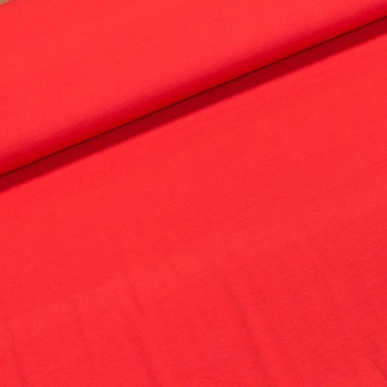 Viskózový úplet UNI 4694 0015, jednobarevný červený, š.150cm (látka v metráži)
