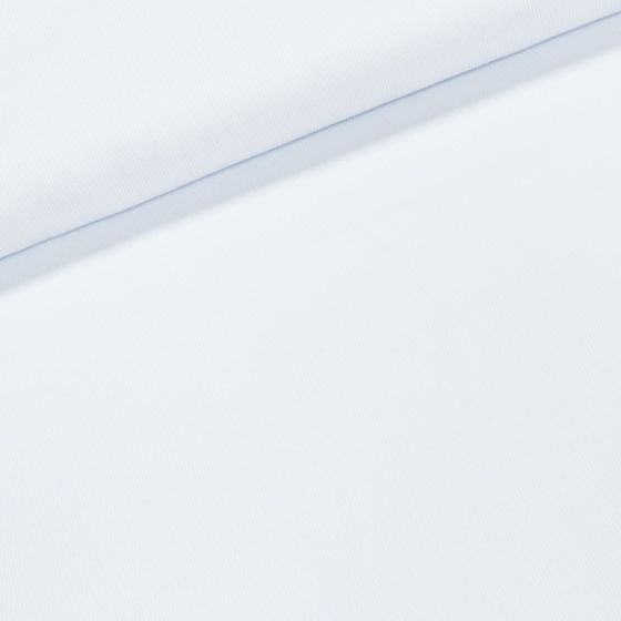 Žebrovaný bavlněný úplet 6222 0101 hrubý, bílý, š.55cm, (látka v metráži)