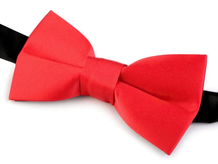 Motýlek dětský chlapecký červený, saténový, 720693/1