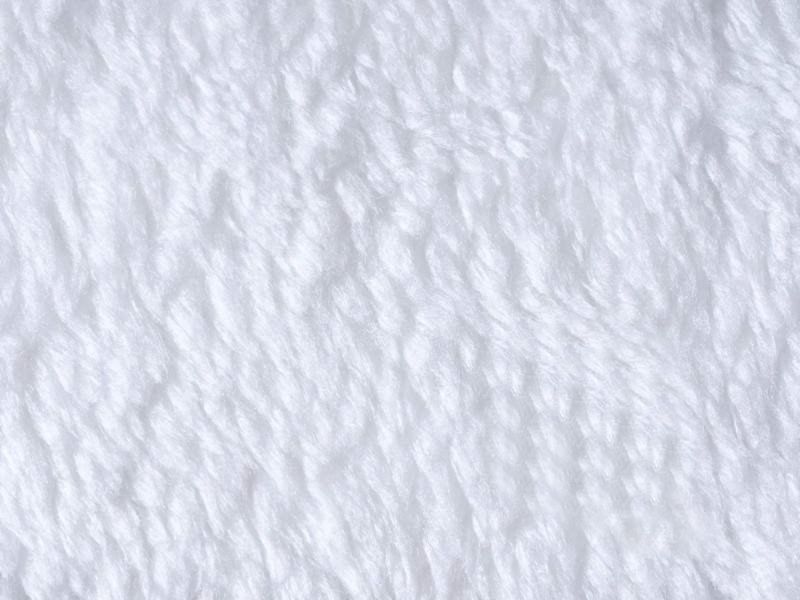 Plyš hladký TREND 143, bílý, šíře 150cm (metráž)