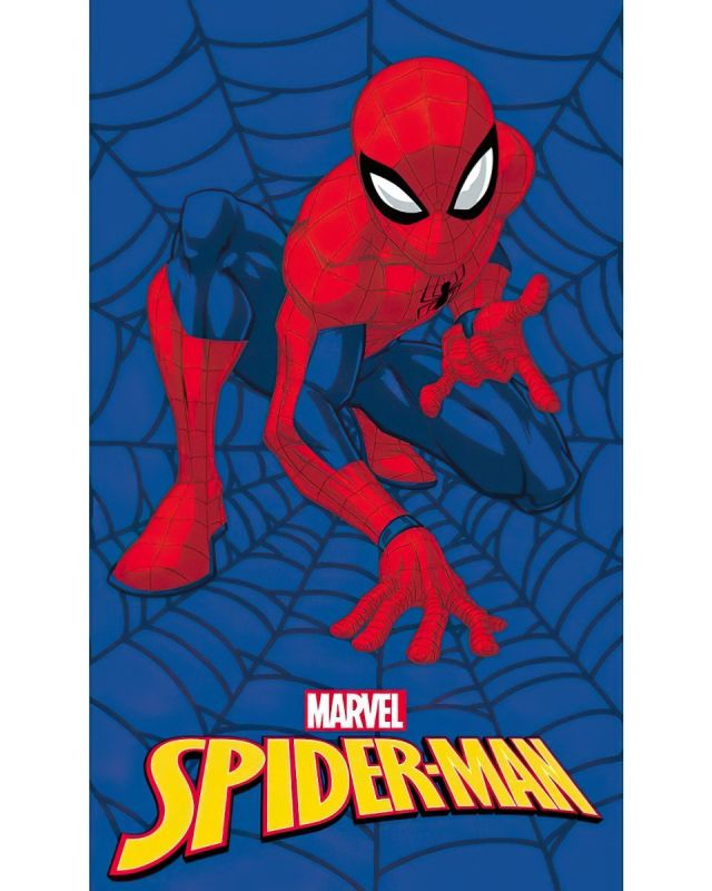Dětský froté ručník SPIDERMAN PAVOUČÍ MUŽ, modrý 30x50cm