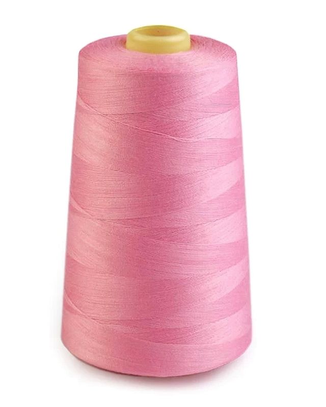 Univerzální poylesterová oděvní nit NTF pro overlocky/průmyslové/klasické šicí stroje, 550 růžová, návin 5000yd (4572m)