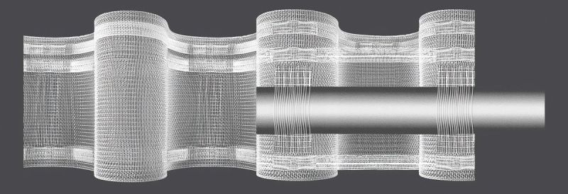 Záclonová řasící páska, stuha TZ28/P-200 obojživelník, tužkové sklady, řasení 1:2 nebo navlečení na tyč, transparentní, šířka 10cm (v metráži)