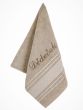 Froté ručník S VÝŠIVKOU DĚDEČEK, béžový, 50x100cm