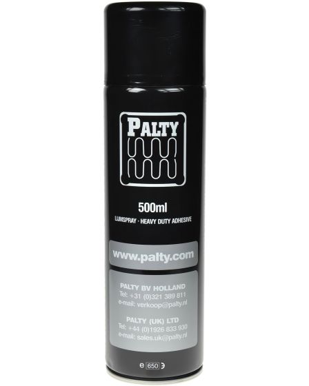 Čalounické lepidlo ve spreji PALTY HEAVY DUTY ADHESIVE, profesionální použití, vysoká pevnost, 500 ml

