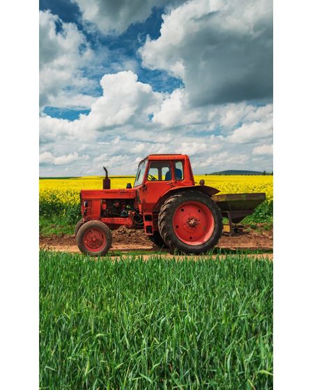 Dětský froté ručník ČERVENÝ TRAKTOR, 30x50cm