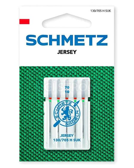 Strojové jehly SCHMETZ 130/705 H SUK VBS 70 BALL POINT, jersey univerzální, balení 5 kusů