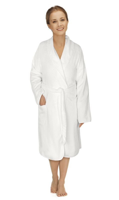 Župan FROTÉ 751/001 bílý, bavlněné froté, dámský (více velikostí)