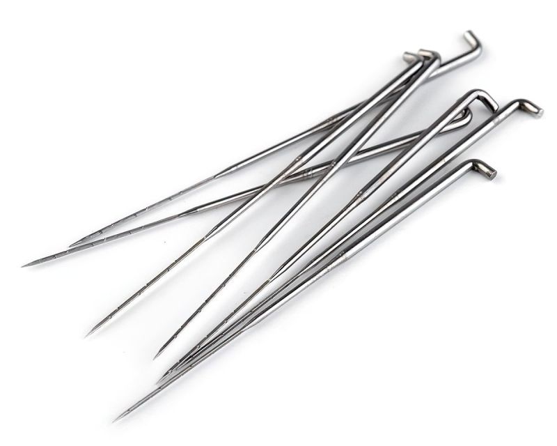 Jehly na plstění 020751/2 (40), sada 7kusů, velikost 0,6mm, délka 78 mm