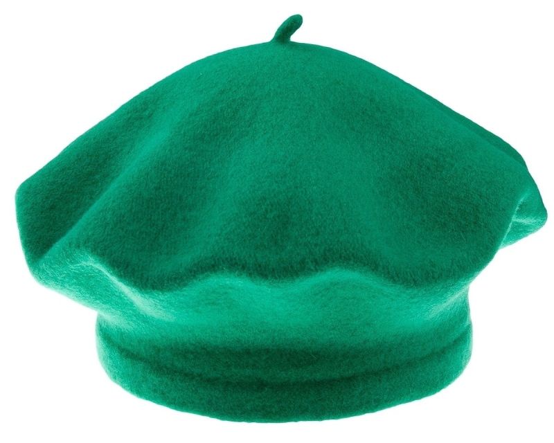Dámský vlněný baret TONAK FLORA 001-060785, pastelově zelený, univerzální velikost