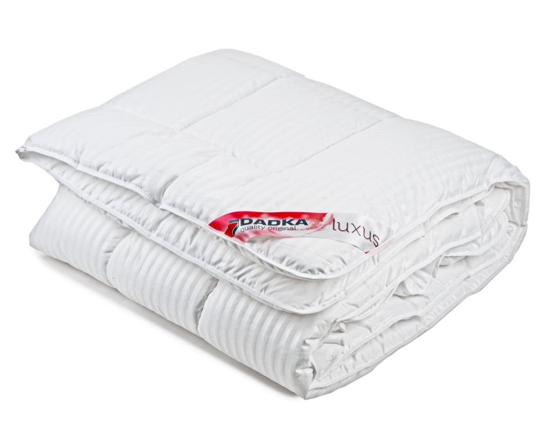 Celoroční prošívaná přikrývka Dadka LUXUS z dutého vlákna, bílá (více rozměrů, hmotností)