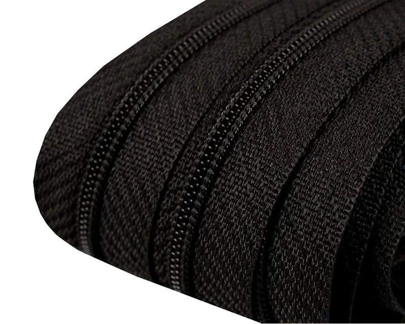 Nekonečný zip spirálový POL 050716/332 černý, šířka 3 mm (v metráži)