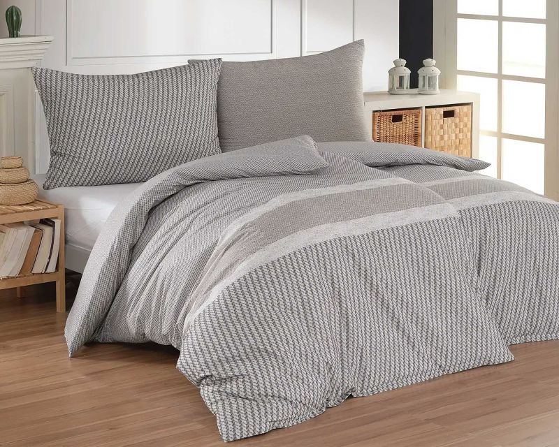 Povlečení Matějovský COMMO, proužky, béžové, bavlna hladká digitál, (více rozměrů)