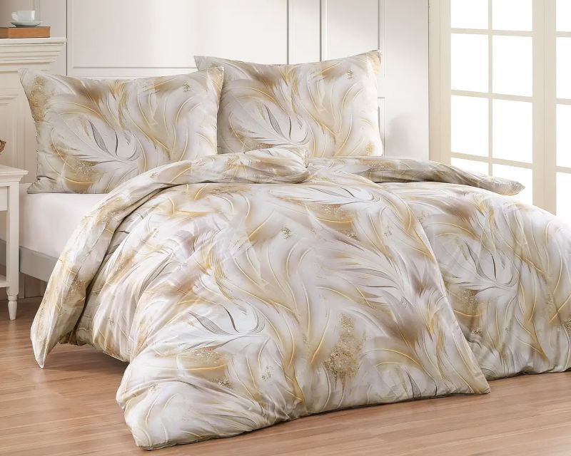 Povlečení Matějovský EMBER, peříčka, béžové (více rozměrů, materiálů)
