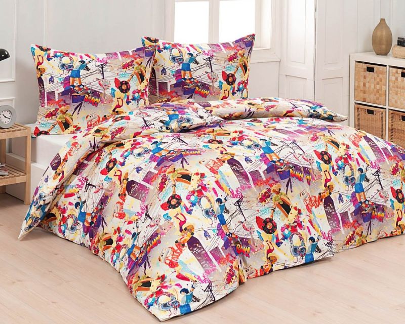 Povlečení Matějovský LENNY, skateboard, dívčí růžové, bavlna hladká digitál (více rozměrů)