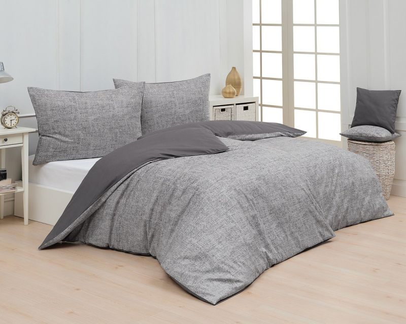 Povlečení Matějovský RITTA, šedý žíhaný vzor, bavlna hladká (více rozměrů)