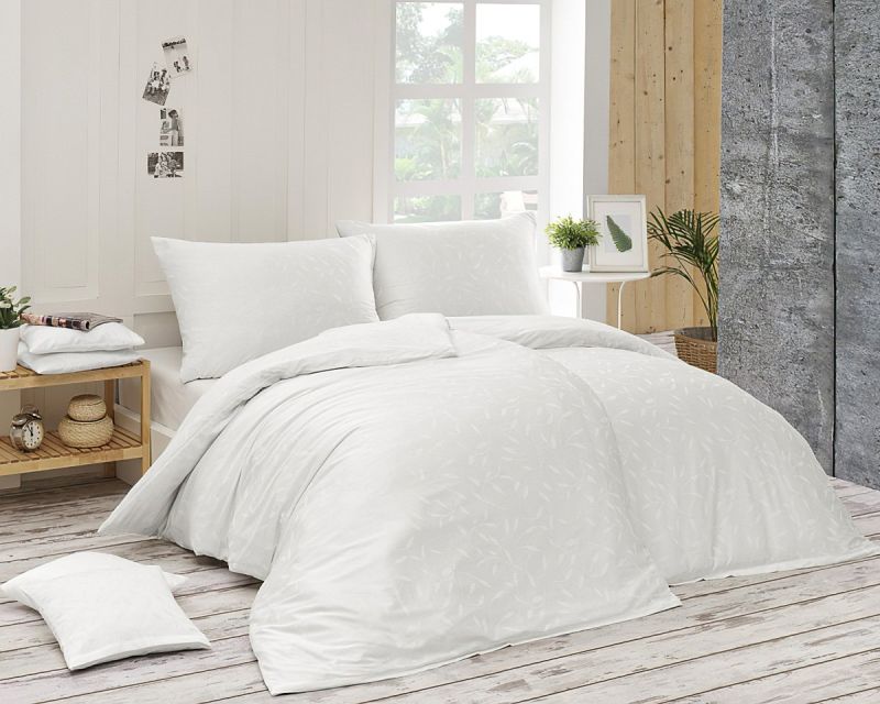 Povlečení Matějovský VICTORIA BÍLÁ květinové, damašek (více rozměrů)