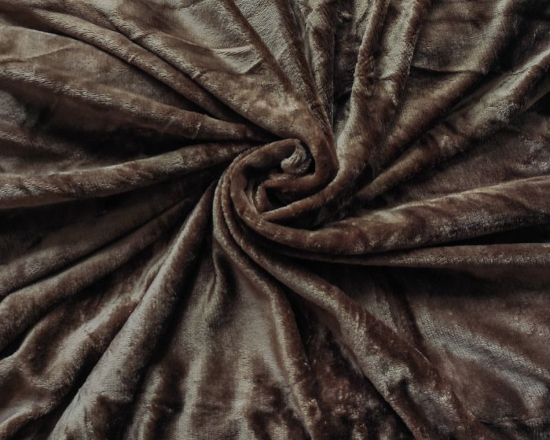 Prostěradlo MIKROFLANEL MyHOUSE 90x200cm, hnědé