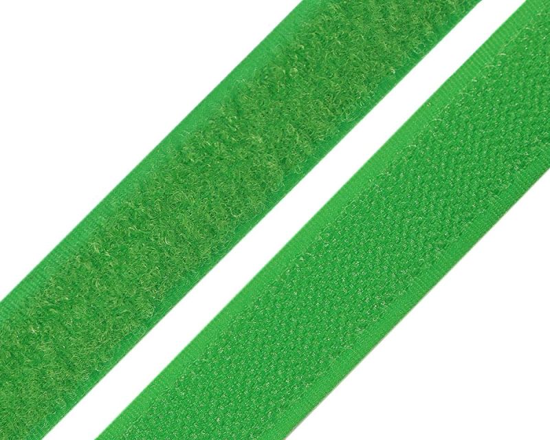 Suchý zip háček + plyš 740843/684 světle zelený, šířka 2cm (v metráži)