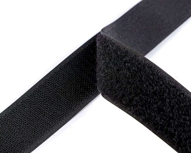 Suchý zip háček + plyš 780022/2 černý, šířka 3cm (v metráži)