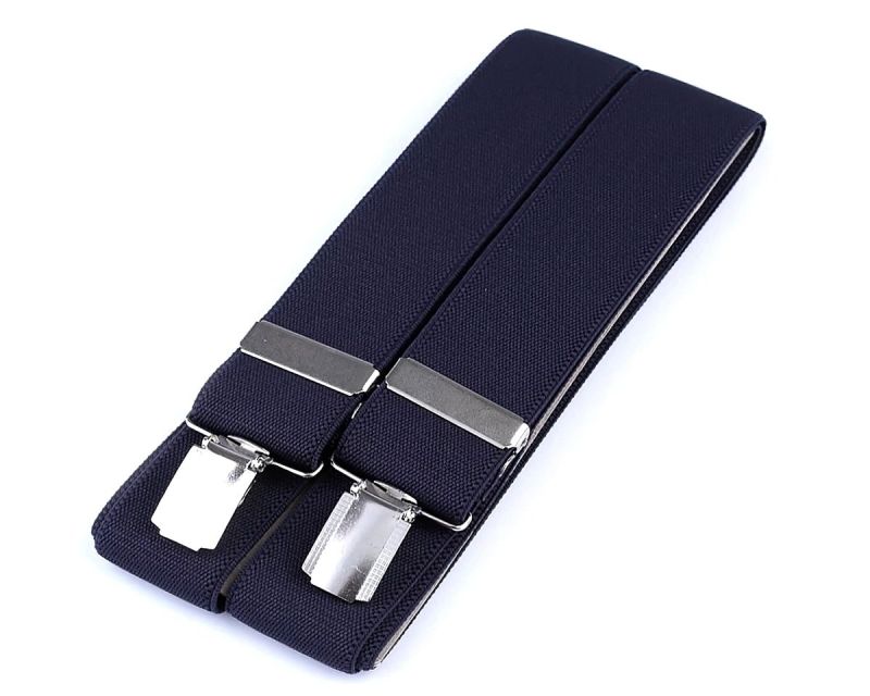 Šle pánské, délka 120cm, šíře 3,5cm, tvar Y, tmavě modré, 650351/07