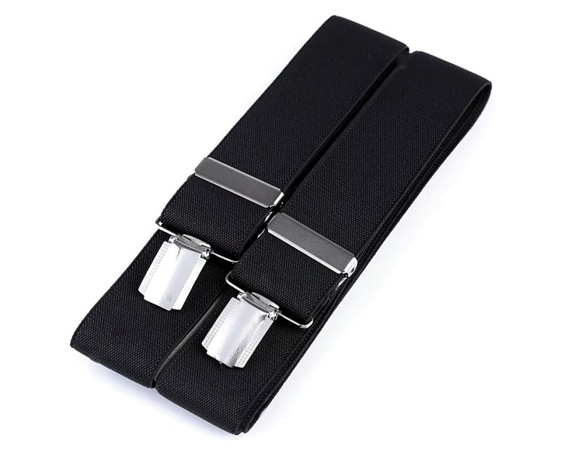 Šle pánské, délka 120cm, šíře 3,5cm, tvar Y, černé, 650351/10