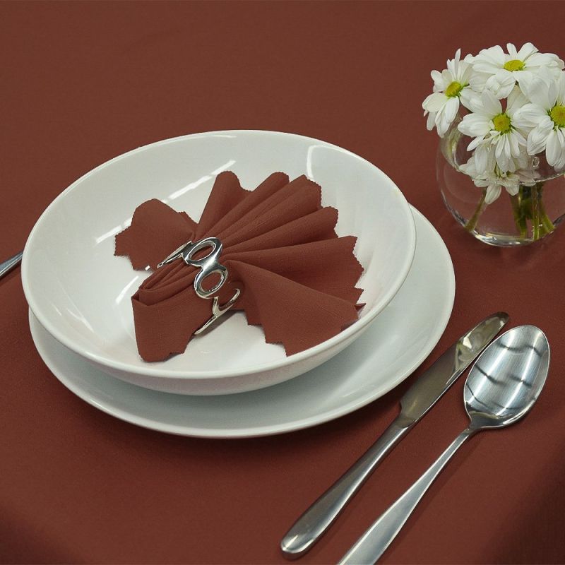 Nešpinivý / teflonový látkový ubrus UNI 0309 REZAVÁ, (více rozměrů)