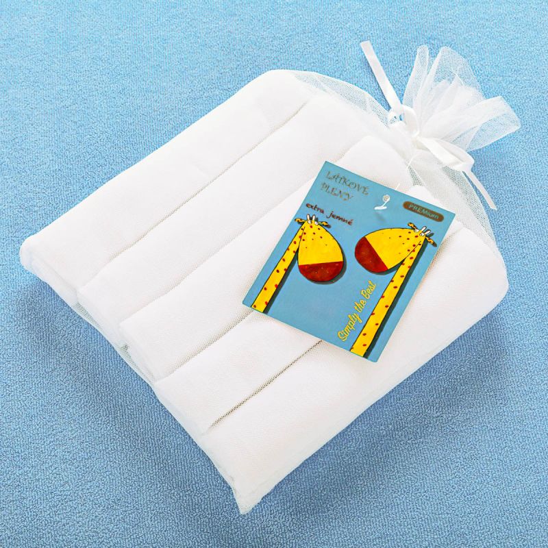 Dětské bavlněné látkové pleny EXTRA JEMNÉ, PREMIUM, bílé, 120g/m2, 70x70cm, 5 kusů v balení