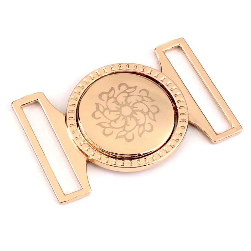 Zapínání kovové, spona 890751/2 zlatá klasik, průvlek 30mm, rozměr 35 x 55 mm